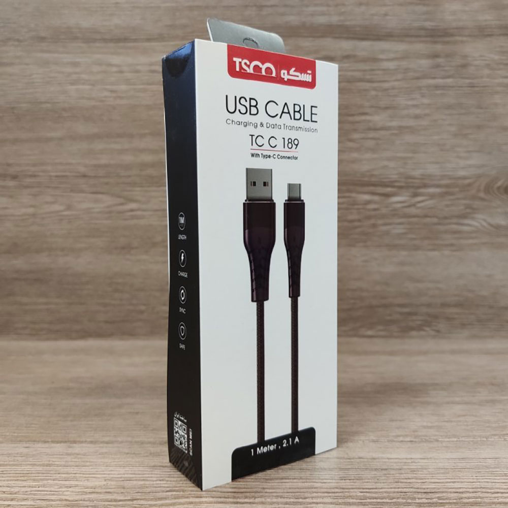 کابل تبدیل USB به USB-C تسکو TC C189