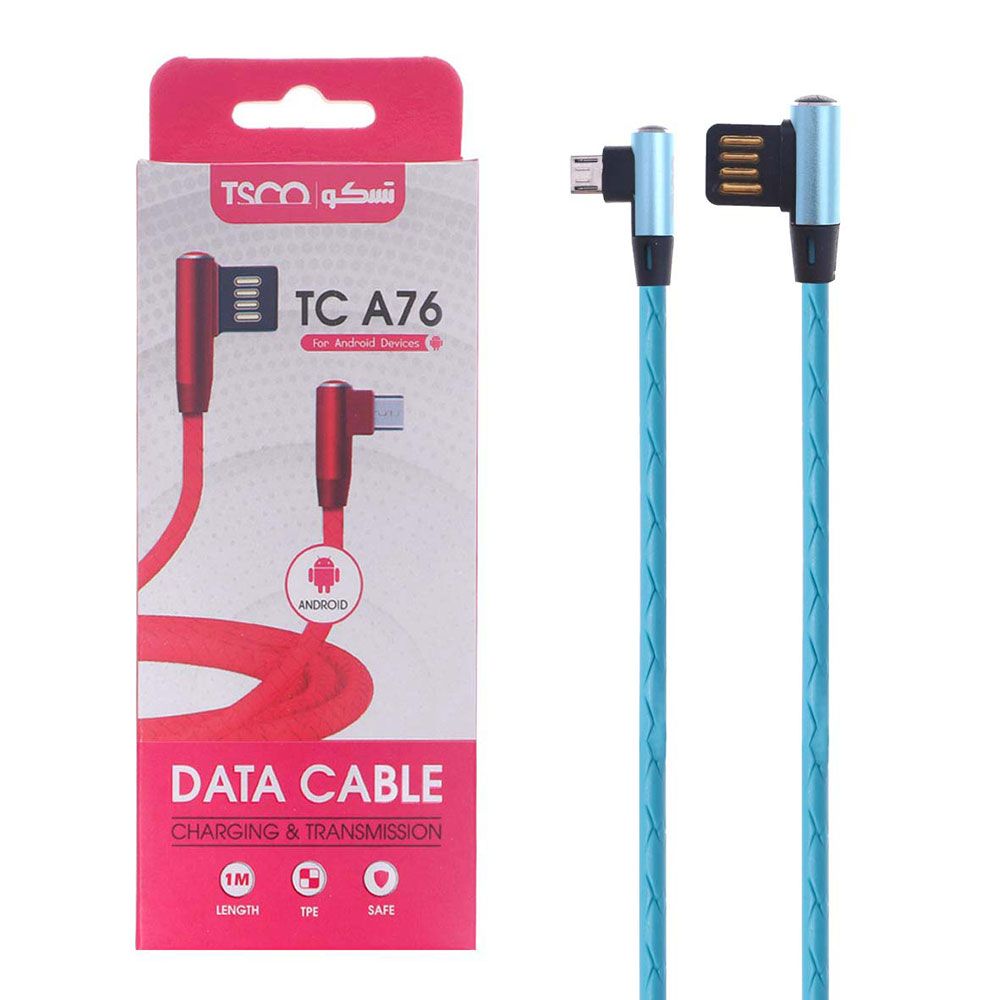 کابل تبدیل USB به microUSB تسکو TC A76